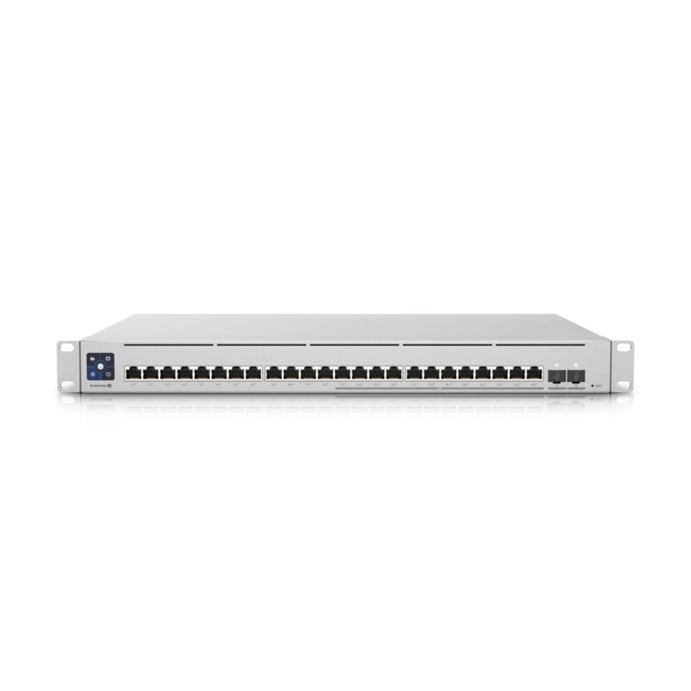 Ubiquiti UniFi Enterprise Managed 2.5G Ethernet Switch | 24-Poorts | Power over Ethernet (PoE) - Matmuis