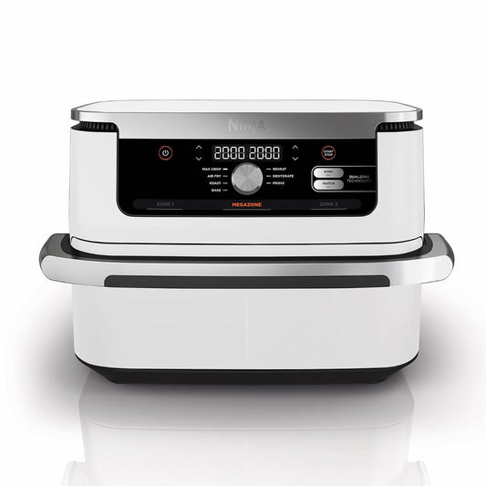 Ninja AF500EUWH Airfryer | Dubbele Mand | 10,4 Liter | Vrijstaand | 2470 Watt | Wit - Matmuis - Matmuis