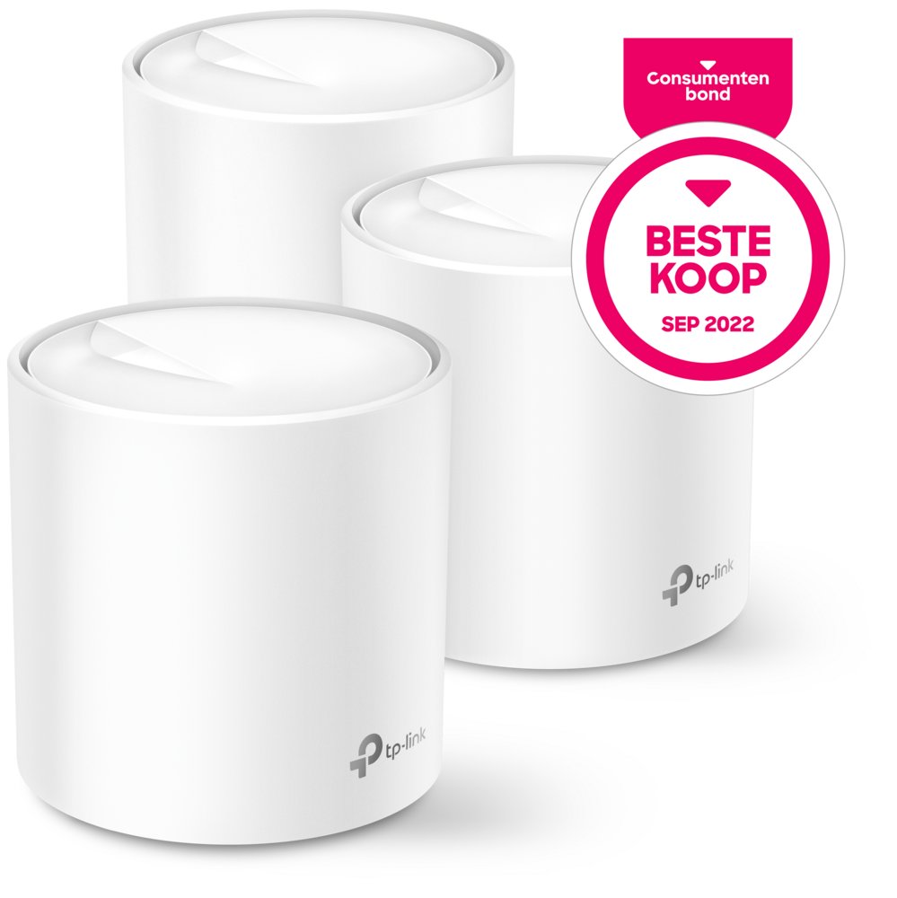 TP-Link Deco X20 (3-pack) | Dual-band WiFi 6 Mesh Router | Gigabit Ethernet | AX1800