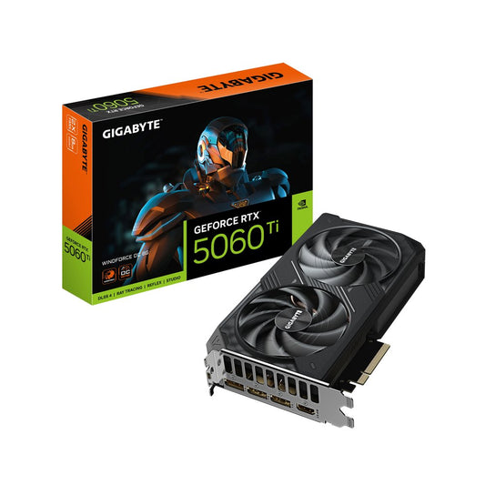 GIGABYTE GeForce RTX 5060 Ti WINDFORCE OC | 8GB GDDR7 | DLSS 4 | Videokaart | Nvidia GPU - Matmuis - Matmuis