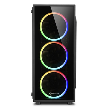 Sharkoon TG4 RGB | Midi Tower Behuizing | Zwart - Matmuis