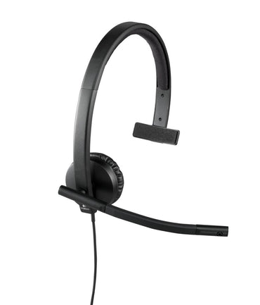 Logitech H570e | Bedrade On-ear Mono Headset | USB-A | Zwart - Matmuis - Matmuis