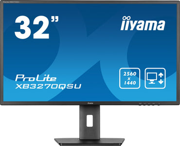 iiyama ProLite XB3270QSU-B1 32'' | 2560x1440 QHD IPS | 100Hz | HDMI DisplayPort | 3ms | Monitor - Matmuis
