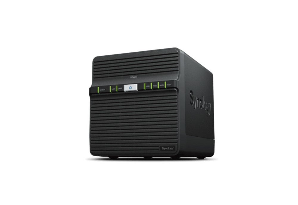 Synology DiskStation DS423 NAS | 4 Drive Bays | Realtek RTD1619B | 2x Gigabit Ethernet | Desktop | Zwart - Matmuis - Matmuis