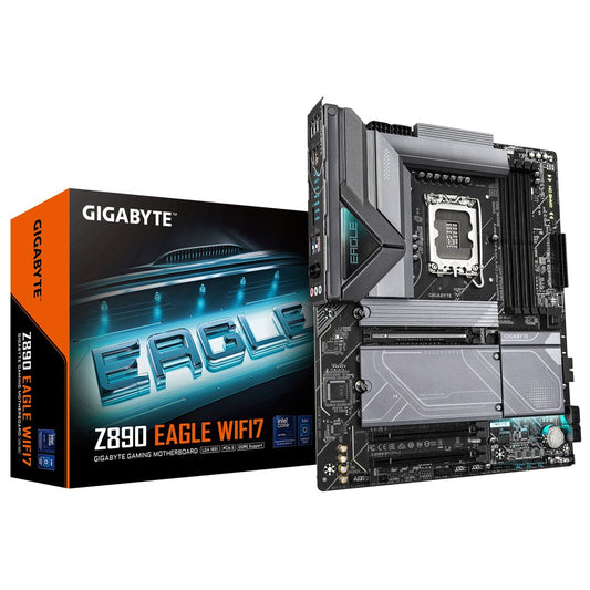 GIGABYTE Z890 EAGLE WIFI7 | Socket LGA 1851 | Intel Z890 | 4xDDR5 | ATX | Moederbord - Matmuis