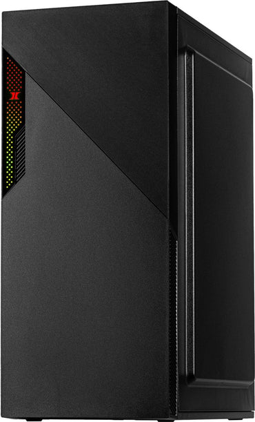 Inter-Tech A-303 Slant | Midi Tower | Zwart - Matmuis