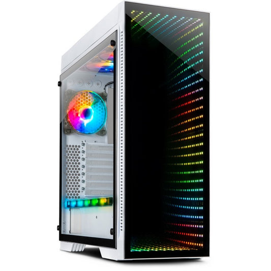 Inter-Tech X-908 Infini2 | Infinity Mirror | Tower Case | Wit - Matmuis