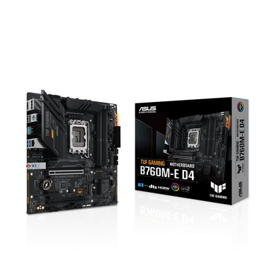 ASUS TUF GAMING B760M-E D4 | Socket LGA 1700 | Intel B760 | 4xDDR4 | Micro-ATX | Moederbord - Matmuis - Matmuis