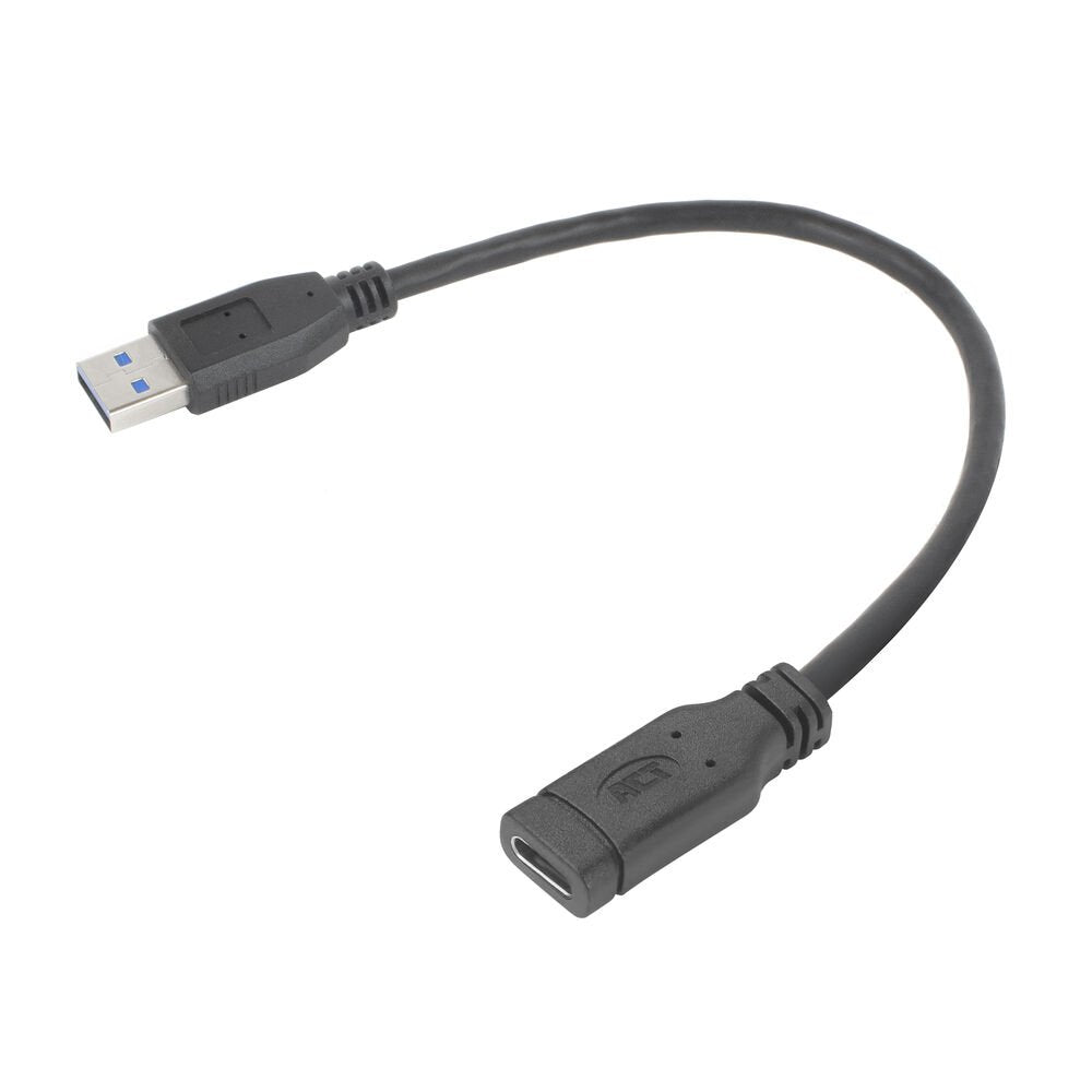 ACT Adapterkabel | USB Type-A (Male) naar USB Type-C (Female) | 0,2 meter - Matmuis - Matmuis