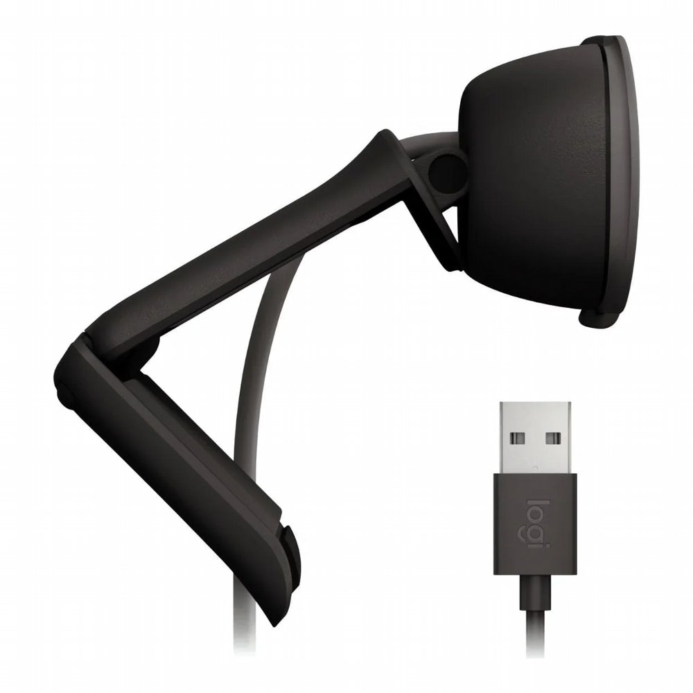 Logitech Brio 100 Full HD Webcam | 1080p | Ingebouwde Microfoon | Privacy Shutter | USB-A | Grafiet