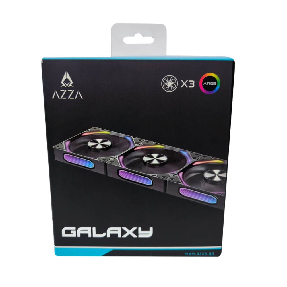 Azza Galaxy 3 RGB Pack | 120mm Case Fans - Matmuis