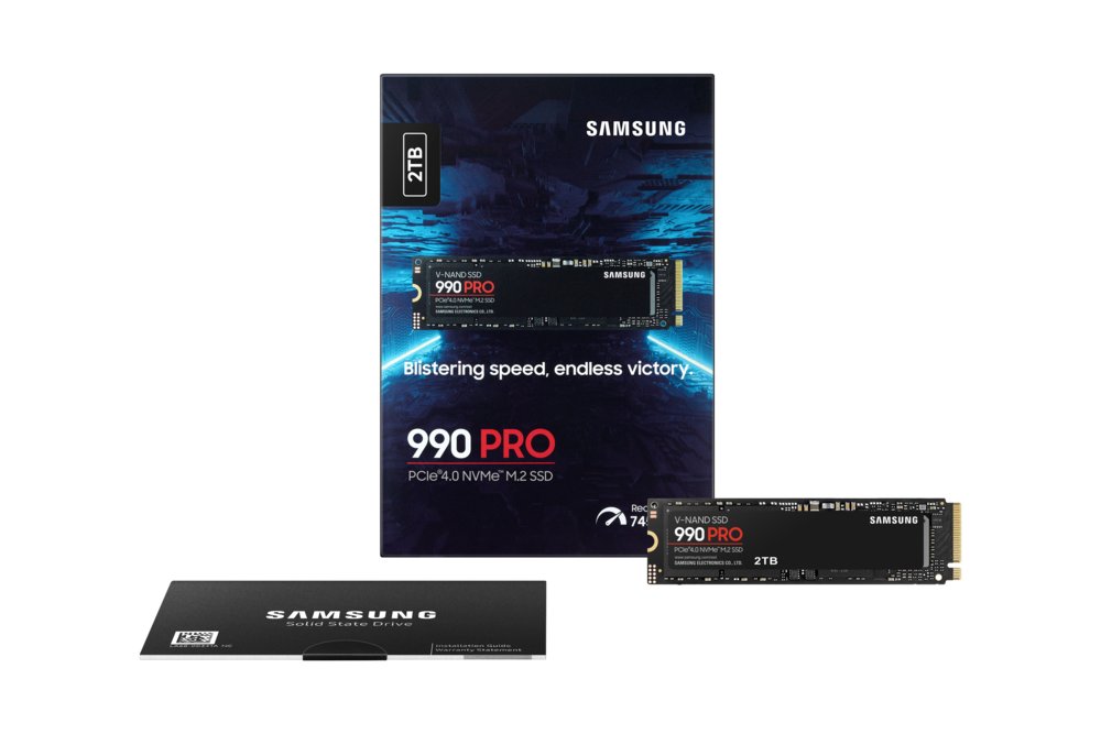 Samsung 990 PRO | 2TB NVMe SSD | M.2 Gen4 | 7.450MB/s Lezen | 6.900MB/s Schrijven - Matmuis