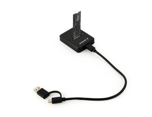 Gembird DD-U3M2 | M.2 SATA & NVMe SSD Docking Station | USB 3.2 Gen 1 Type-C - Matmuis - Matmuis