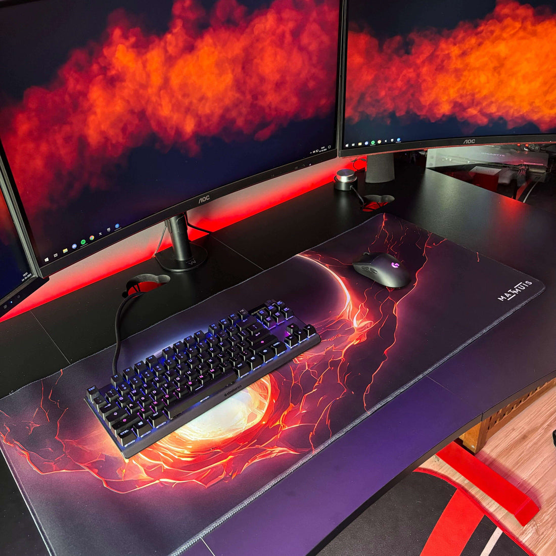 Space Planet Cloud Dimension | XXL Gaming Muismat