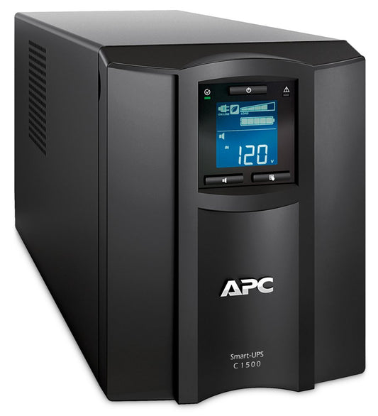 APC Smart-UPS SMC1500IC | 1500 VA / 900 W | Zuivere Sinusgolf-uitgang (netstroomkwaliteit) | 8x IEC | AVR | LCD | SmartConnect - Matmuis