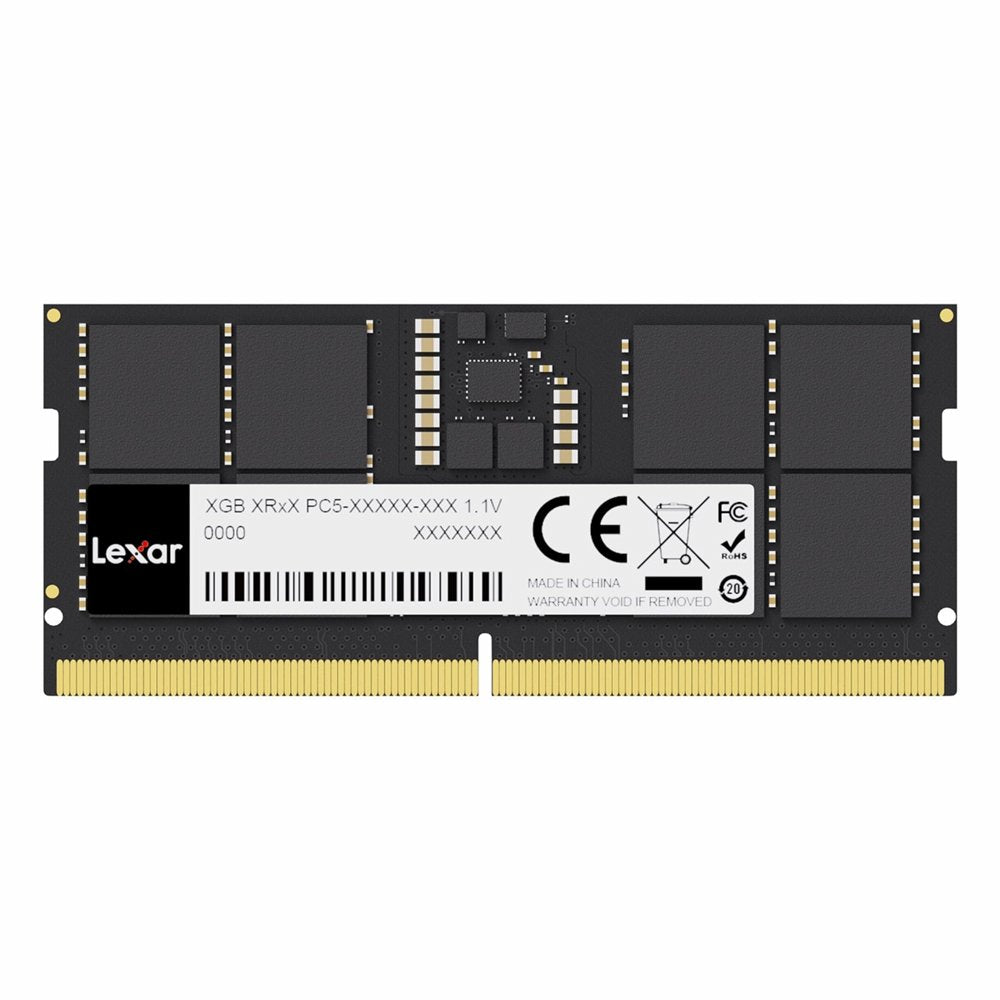 Lexar | 8GB 1×8GB DDR5 | 5600MHz | SODIMM | CL46 | Geheugenmodule | RAM - Matmuis - Matmuis
