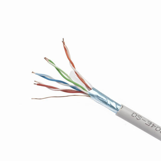 Gembird F/UTP Cat 5E Netwerkkabel | 100 m | Grijs - Matmuis - Matmuis