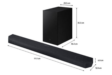 Samsung HW-Q700D (2024) | Q-Series Soundbar | 3.1.2 Kanalen | Dolby Atmos | DTS:X | Q-Symphony | Zwart - Matmuis