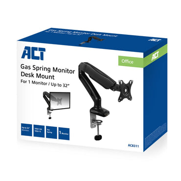 ACT AC8311 | Verstelbare Monitor-bureaubeugel | Tot 32