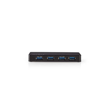 Nedis UHUBU3420BK | Interface Hub USB 3.2 Gen 1 (3.1 Gen 1) Micro-B | Zwart - Matmuis