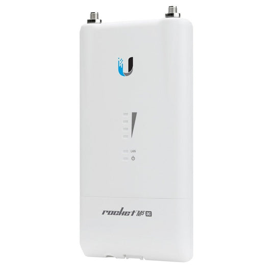Ubiquiti Rocket 5AC Lite | WiFi 5 Base Station | 500 Mbit/s | Passief PoE (injector meegeleverd) | Inclusief Mastmontagebeugel | RENEWED - Matmuis