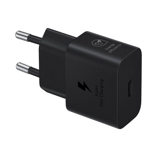 Samsung 25W USB-C Adapter | Fast Charge Oplader | Zwart