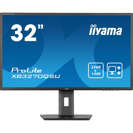 iiyama ProLite XB3270QSU-B1 32'' | 2560x1440 QHD IPS | 100Hz | HDMI DisplayPort | 3ms | Monitor - Matmuis