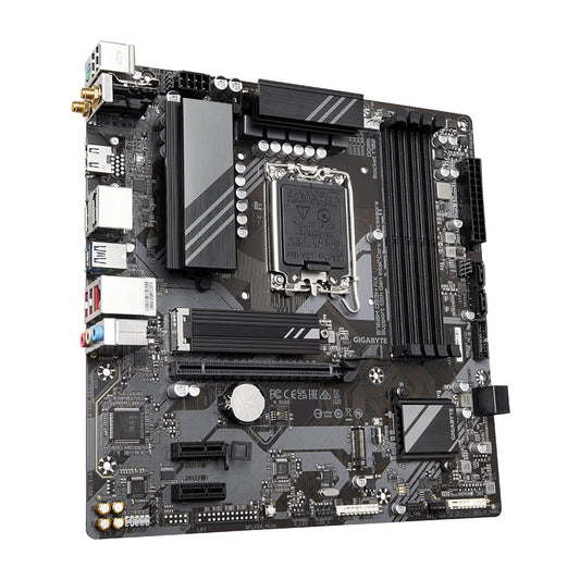 Gigabyte B760M DS3H AX (rev. 1.x) | Socket LGA 1700 | Intel B760 | 4xDDR5 | Micro-ATX | Moederbord - Matmuis - Matmuis