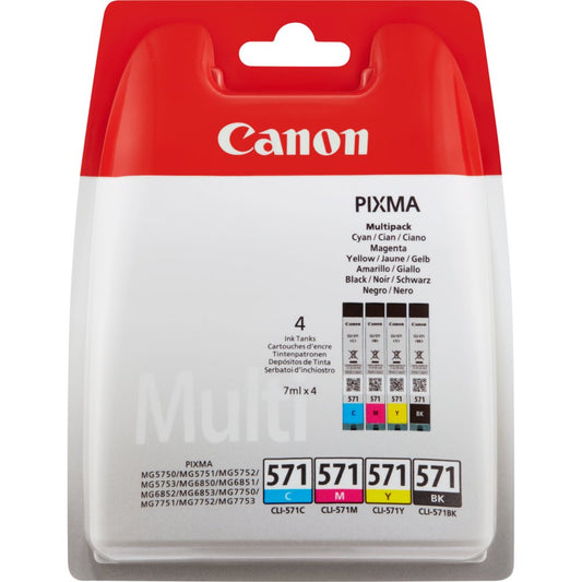 Canon 0386C005 | Originele Zwart/Cyaan/Magenta/Geel Inktcartridges | 4-Pack - Matmuis - Matmuis