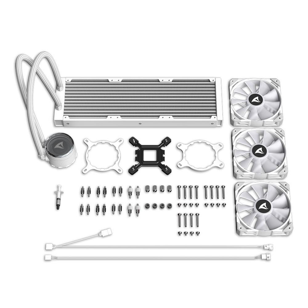 Sharkoon S90 360mm ARGB | White Edition | All-in-One CPU Waterkoeler - Matmuis - Matmuis