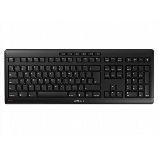 CHERRY Stream Wireless | RF en USB | QWERTY US International | Zwart - Matmuis - Matmuis