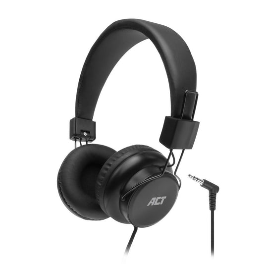 ACT AC9300 | On-Ear Bedrade 3,5mm Koptelefoon | Zwart - Matmuis - Matmuis
