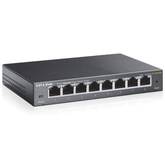 TP-Link TL-SG108S | Unmanaged Switch | 8 Poorten | Gigabit Ethernet (10/100/1000 Mbps) | Desktop - Matmuis