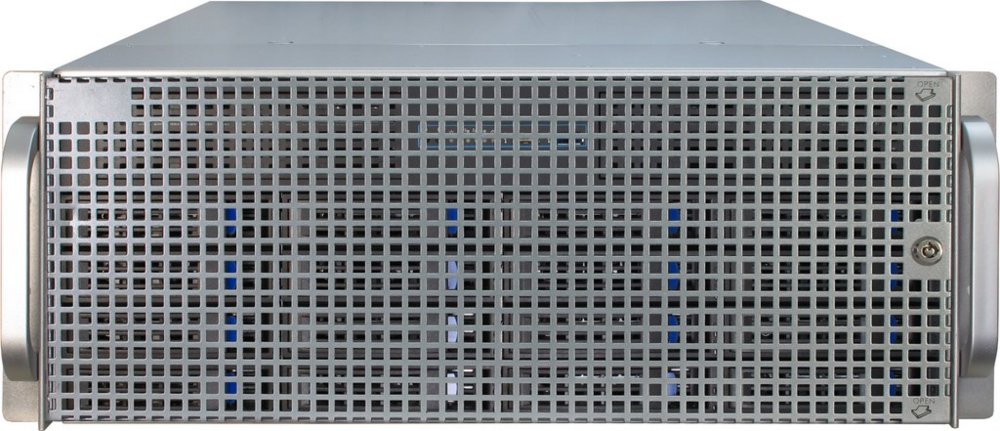 Inter-Tech 4U-4416L | Server Rack Case | Zwart/Zilver - Matmuis