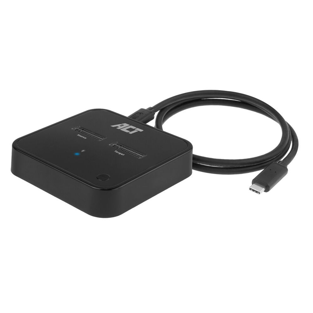 ACT AC1502 | Dual M.2 NVMe/PCIe SSD Docking Clone Station | USB-C 3.2 Gen2 (10 Gbps) - Matmuis - Matmuis