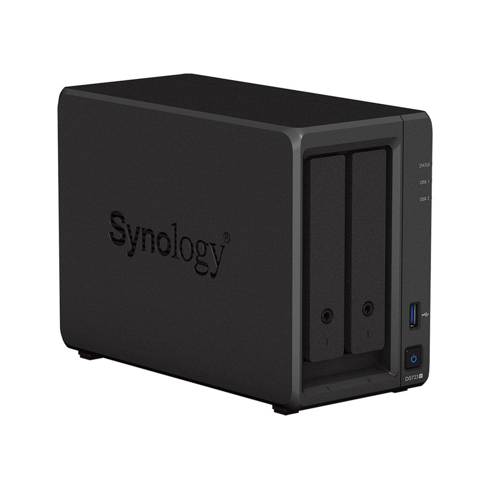 Synology DiskStation DS723+ NAS | 2 Drive Bays | AMD Ryzen R1600 | 2x Gigabit Ethernet | Zwart - Matmuis - Matmuis