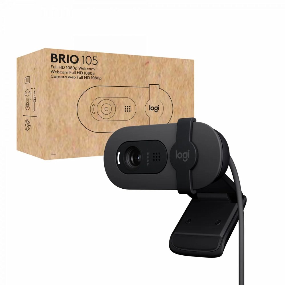 Logitech Brio 105 Business Webcam - Matmuis - Matmuis