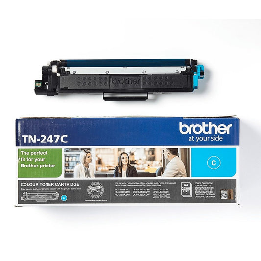 Brother TN-247C | Tonercartridge | Origineel | Cyaan | 1 stuk - Matmuis