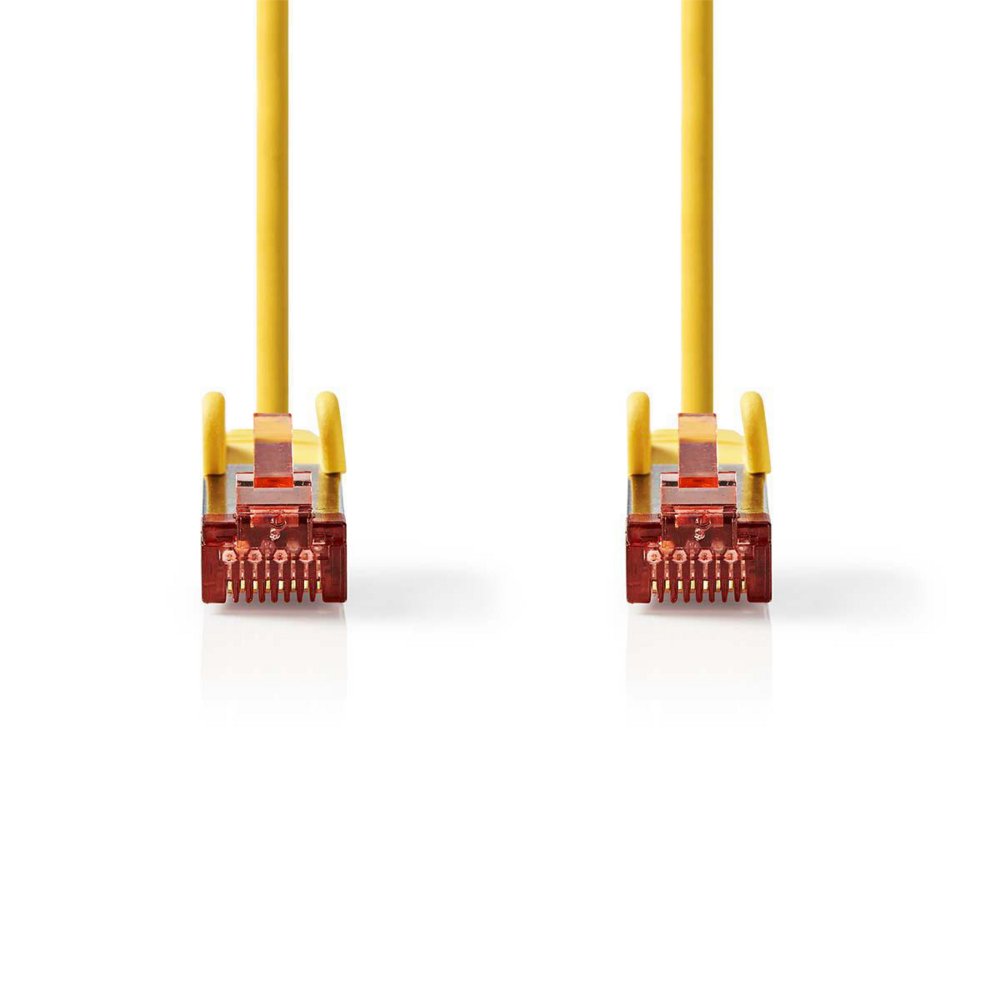 Nedis netwerkkabel | Cat6 | S/FTP (S-STP) | 0,25 m | Geel | CCGP85221YE025 - Matmuis - Matmuis