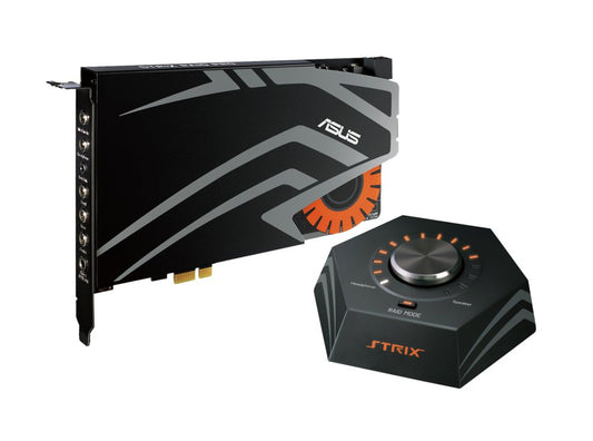 ASUS STRIX RAID PRO | Interne Geluidskaart | 7.1 Kanalen | PCI-E | Inclusief Audio Control Box - Matmuis