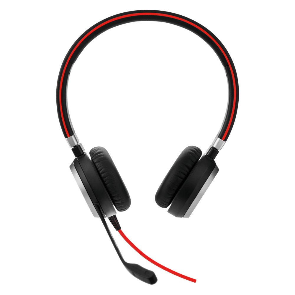 Jabra Evolve 40MS | Bedrade On-ear Stereo Headset | 3.5mm | Zwart - Matmuis - Matmuis