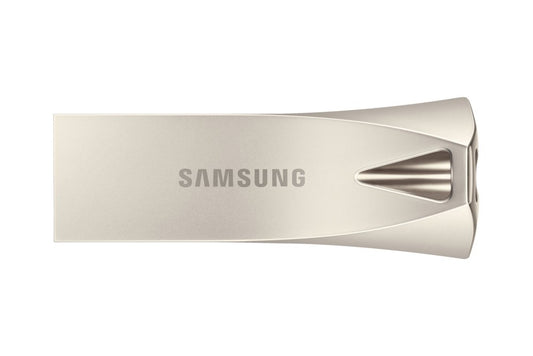 Samsung Bar Plus | 256GB USB-A 3.2 Flash Drive | tot 400 MB/s lezen | tot 110 MB/s schrijven | Zilver