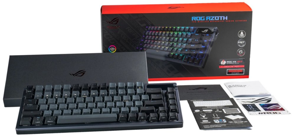 ASUS ROG Azoth RGB | ROG NX Red Draadloos Gaming Toetsenbord | QWERTY US - Matmuis - Matmuis