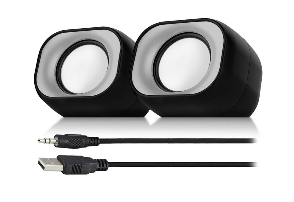 Eminent EM3513 | 2.0 Luidsprekerset | Compact Stereo Geluid | 34W RMS - Matmuis - Matmuis