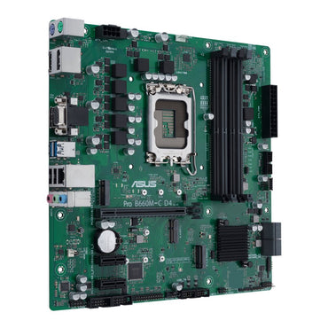 ASUS PRO B660M-C D4-CSM | Socket LGA 1700 | Intel B660 | 4xDDR4 | Micro-ATX | Moederbord - Matmuis - Matmuis