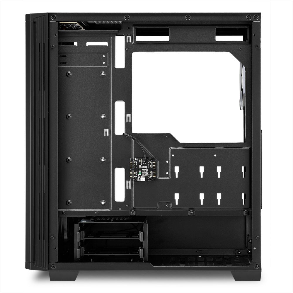 Sharkoon RGB LIT 100 | Midi Tower Case | Zwart - Matmuis