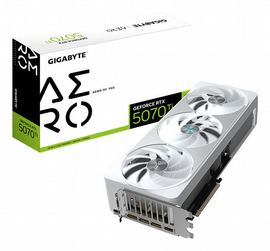 GIGABYTE GeForce RTX 5070 Ti AERO OC | 16GB GDDR7 | DLSS 4 | Videokaart | Nvidia GPU - Matmuis - Matmuis