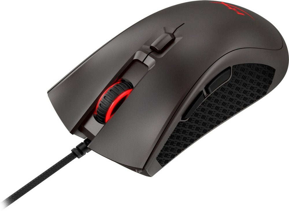 HyperX Pulsefire | Bekabelde Gaming Muis | Rechtshandig | USB-A | 16000 DPI | Zwart - Matmuis - Matmuis