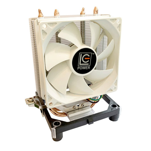 LC-Power LC-CC-95 | CPU Koeler | 92mm PWM Ventilator | 130W TDP | Intel & AMD | Aluminium Koper | Zilver/Wit - Matmuis