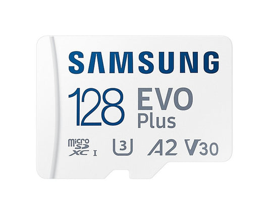 Samsung EVO Plus | MicroSDXC | 128GB | Class 10 | UHS-I U3 - Matmuis - Matmuis